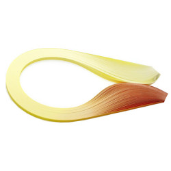 Quilling Paper shaded yellow 3, 5, 10 mm