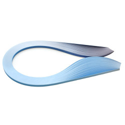 Quilling straps, shaded blue 3, 5, 10 mm - szal art - sklep plastyczny