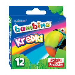 Bambino zestaw 12 bezdrzewnych kredek - Sklep plastyczny - szał dla pl