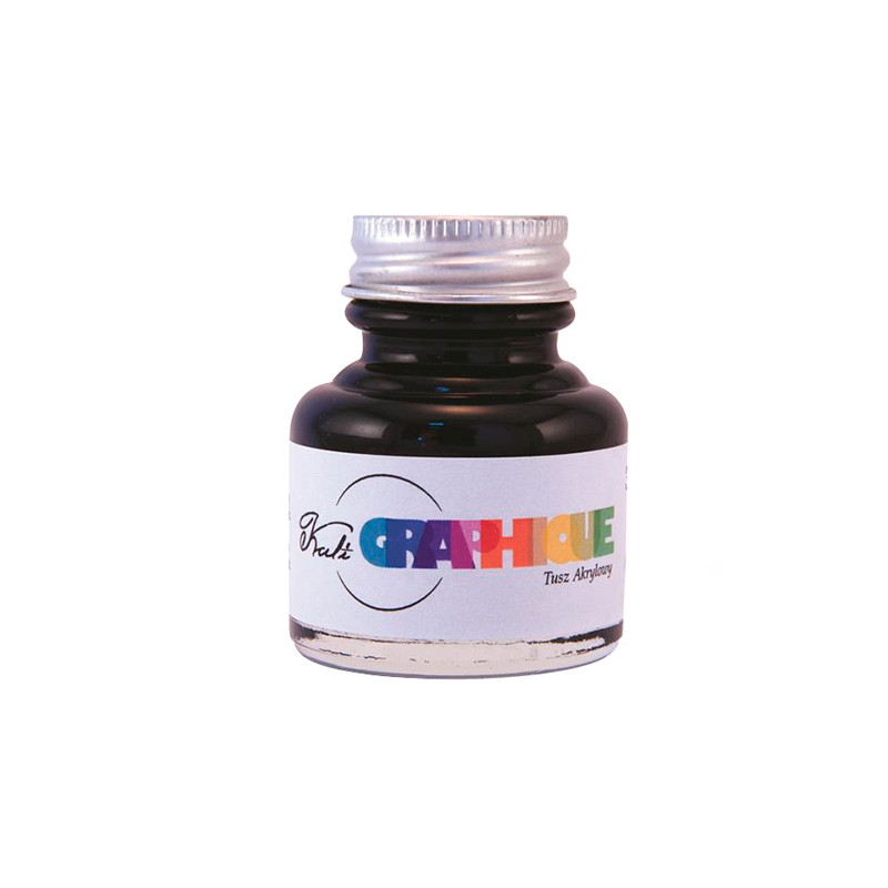 Black acrylic ink kali graphique  30ml