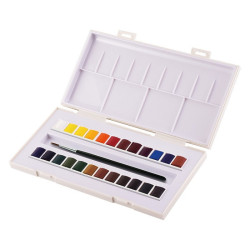 Sennelier la petite aquarelle farby akwarelowe 24 półkostek - sklep pl
