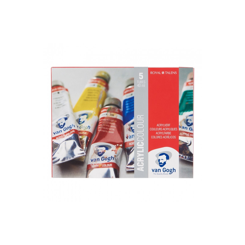 Talens van gogh acrylic paints Set 5x40ml