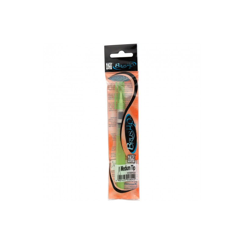 Kuretake marker zig medium tip round for filling with a brush tip