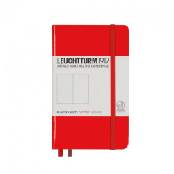 Notatnik LEUCHTTURM1917 pocket A6 czerwony kropka