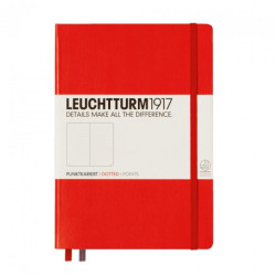 Notatnik LEUCHTTURM1917 medium A5 czerwony kropka - Szał dla plastyków
