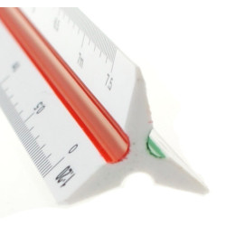 Professional Plastic Triangular Scale Ruler Leniar - szal art - sklep