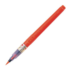 Brush pen Kuretake Fude Pen SHU-BOKU No.23 vermilion - szał art - skle