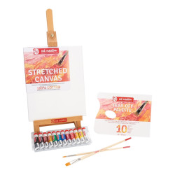 Talens artcreation combi zestaw farb olejnych 12x12ml+akcesoria - Skle