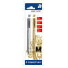 Staedtler set of 2 metallic markers 1-2mm - szal art - sklep plastyczn