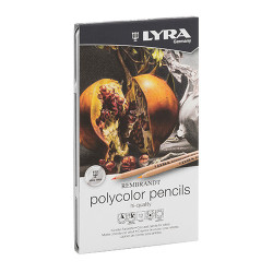 Lyra rembrandt polycolor zestaw 12 kredek metal opak - sklep plastyczn