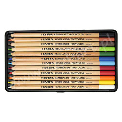 Lyra rembrandt polycolor zestaw 12 kredek metal opak