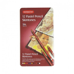 Derwent skintones zestaw pasteli w kredce 12 kolorów - Sklep plastyczn