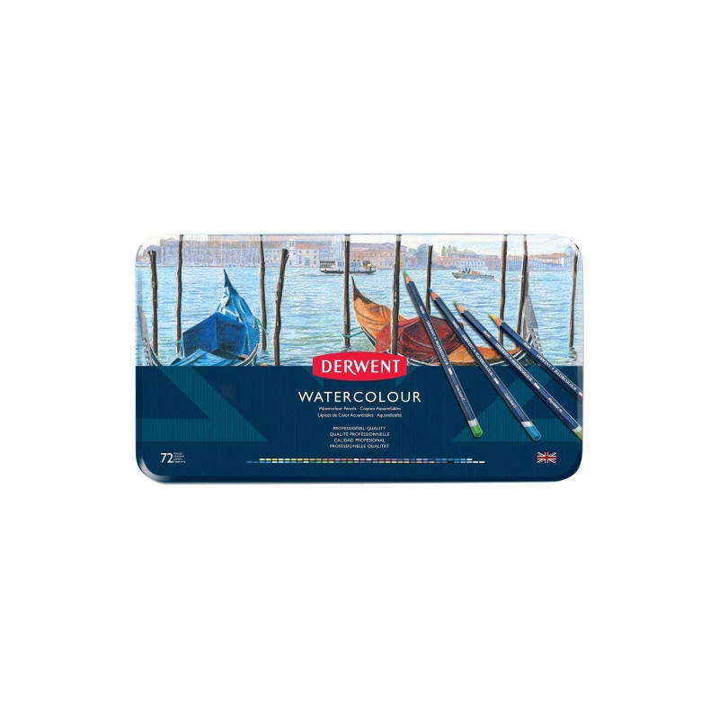 Derwent set of crayons watercolor 72 colors