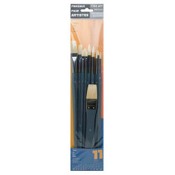 Pinceaux set of bristles for oil paints 11 pcs