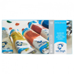 Talens van gogh zestaw farb akwarelowych 10x10ml - Sklep plastyczny -