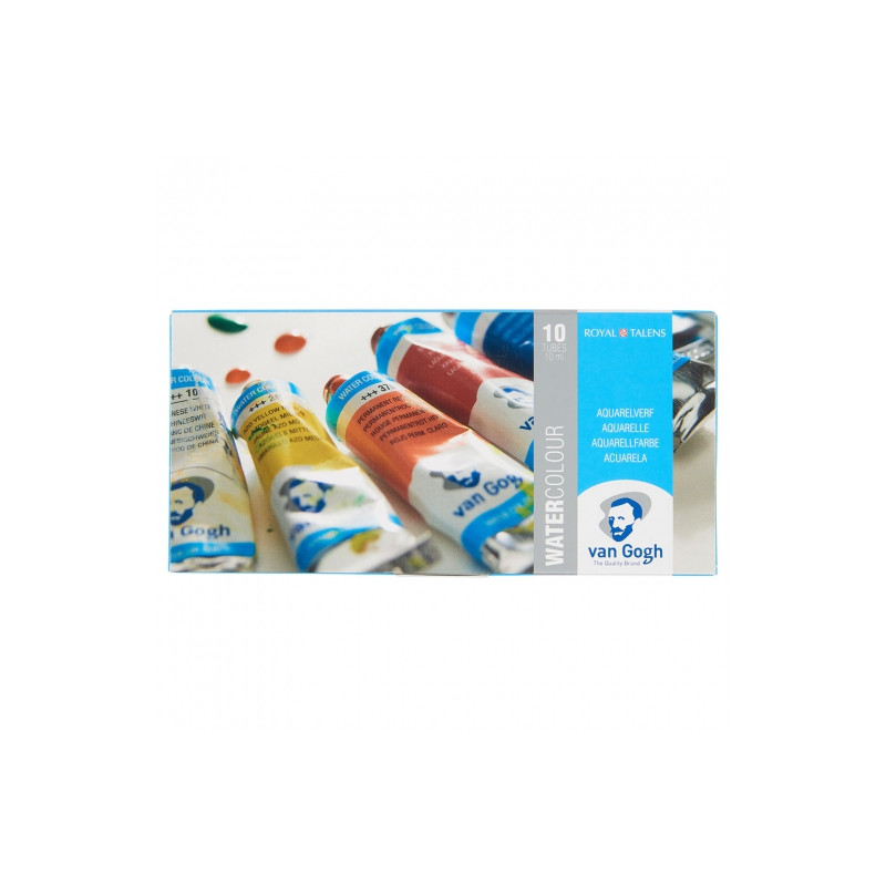 Talens van gogh zestaw farb akwarelowych 10x10ml - Sklep plastyczny -