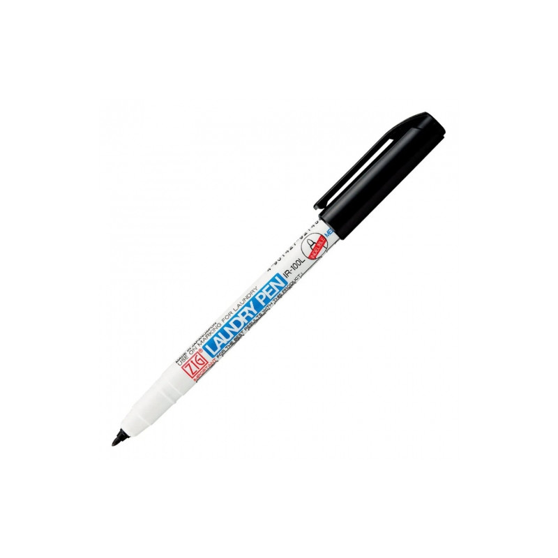 Kuretake zig laundry pen czarny niespieralny pisak do tkanin - sklep p