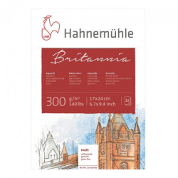 Blok Hahnemuhle britannia do akwareli 300g 12ark - Sklep plastyczny -