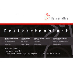 Szkicownik Hahnemuhle postkarten block A6 190g 20 akruszy