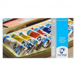 Talens van gogh zestaw akwareli 12 x 10ml - sklep plastyczny - szał dl