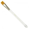 Martie's artisth brush flat nylon brushes with beveled handle