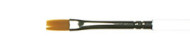 Martie's artisth brush flat nylon brushes with beveled handle