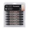 Winsor&Newton promarker skin tones 1 zestaw 6 kolorów 0290114 - Sklep