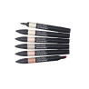 Winsor&Newton, promarker, skin, tones, 1, set, 6, colours, - szal art