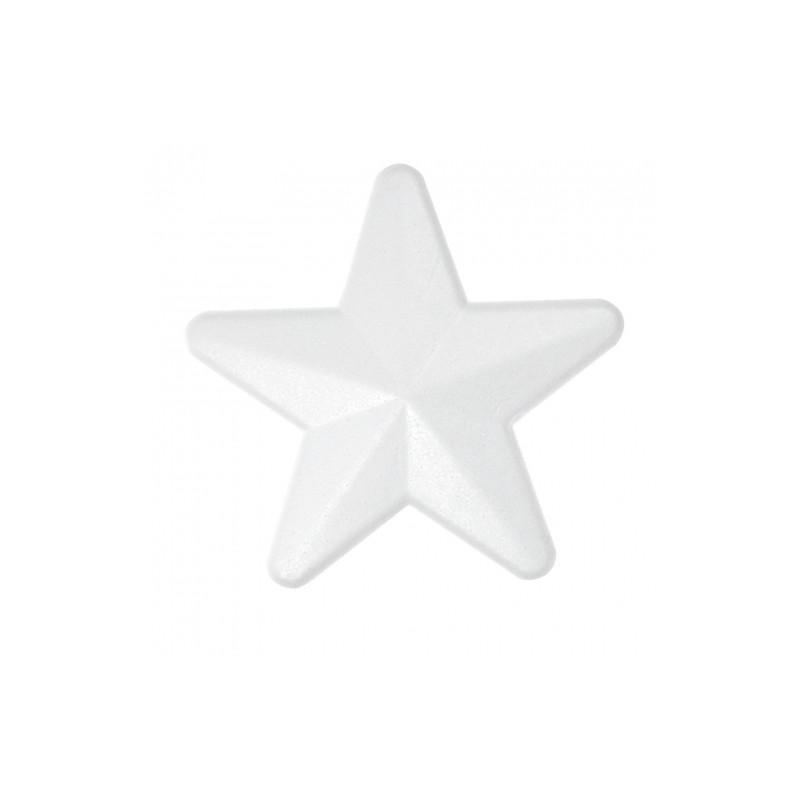 Styrofoam Star 15cm - szal art - sklep plastyczny