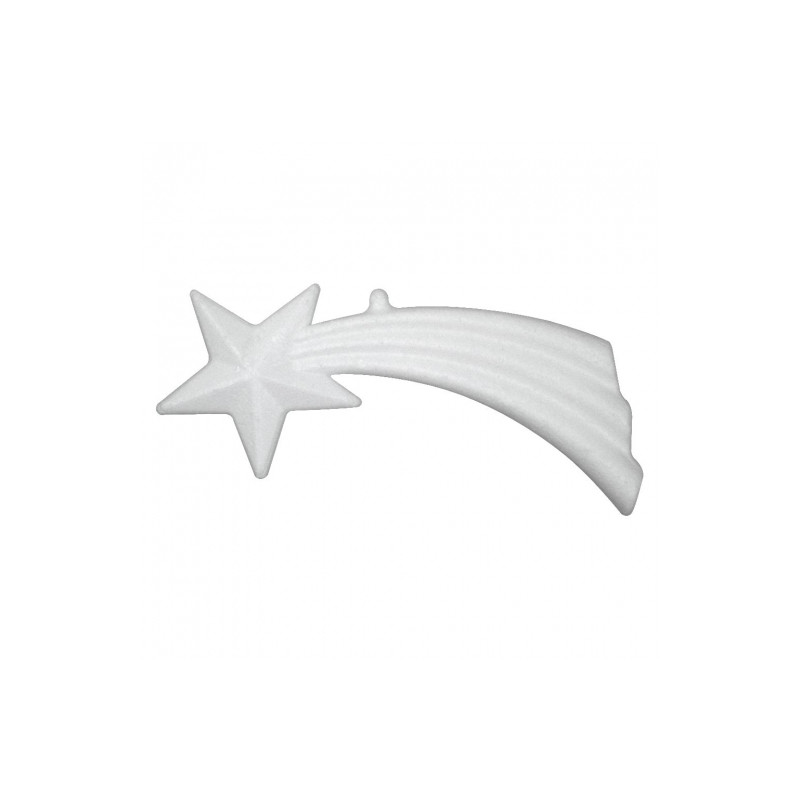 Kometa ze styropianu 13x5,5cm - sklep plastyczny - szał dla plastyków