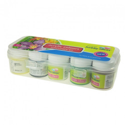 Pidilite Sunflower Kit zestaw farb akrylowych do tkanin 10x15ml - Skle