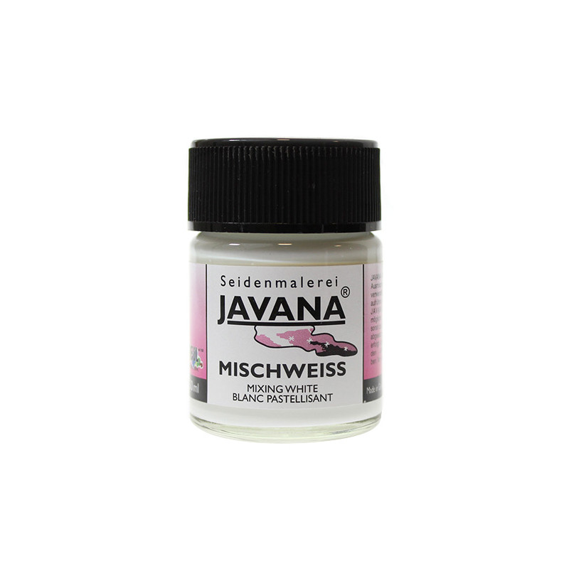 Kreul javana mixing white medium do farb 50ml - Sklep plastyczny - sza