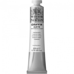 Griffin Winsor & Newton Titanium white alkyd paint 200ml - sklep plast