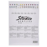 Pebeo studio zestaw farb akrylowych 30x20ml + pędzel - Sklep plastyczn