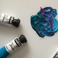 Pebeo studio set of acrylic paints 30x20ml + brush