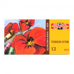 Koh-i-noor toison d'or zestaw pasteli suchych 12 kolorów 8512 - sklep