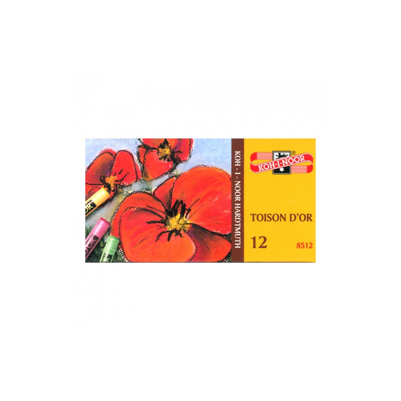 Koh-i-noor toison d'or zestaw pasteli suchych 12 kolorów 8512 - sklep