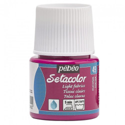 Fabric paints Pebeo Setacolor Transparent 45ml - szal art - sklep plas