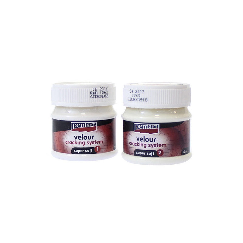 Pentart welurowy system do spękań dwuskładnikowy 50ml - Sklep plastycz
