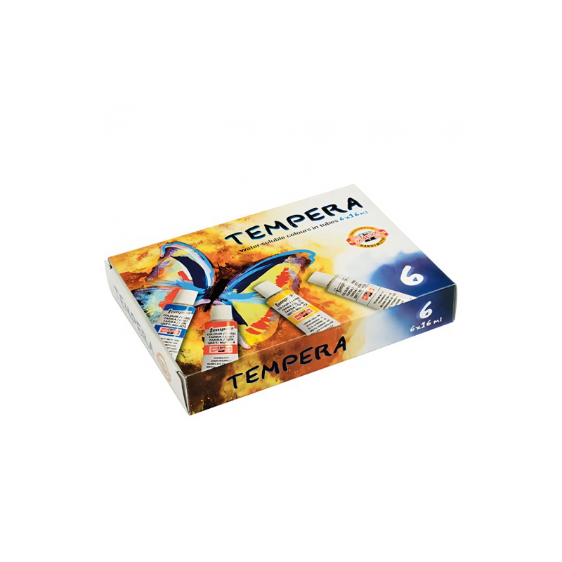 The set of tempera Koh-i-noor in tubes - 6 colors