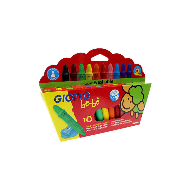 Giotto be-be set of 10 pastels for children - art store - dl craze