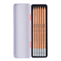 Bruynzeel expression graphite zestaw 6 ołówków - sklep plastyczny - sz