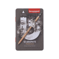 Bruynzeel expression graphite zestaw 12 ołówków - sklep plastyczny - s