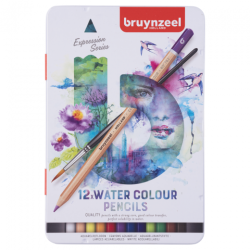 Bruynzeel expression aquarel zestaw 12 akwarelowych kredek - sklep pla
