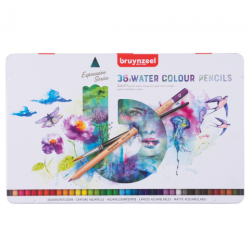 Bruynzeel expression aquarel zestaw 36 akwarelowych kredek - sklep pla