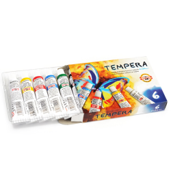 Koh-i-noor zestaw temper w tubach 6x16ml - sklep plastyczny - szał dla