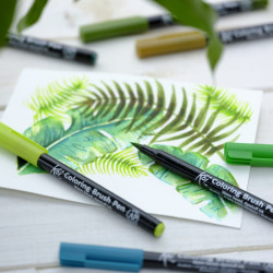 Sakura koi coloring brush pen zestaw 24 pisaków - sklep plastyczny - s