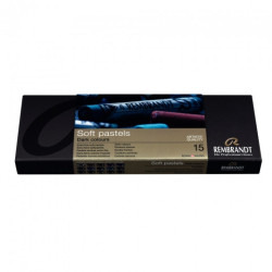 Talens rembrandt dark colours zestaw 15 suchych pasteli - Sklep plasty