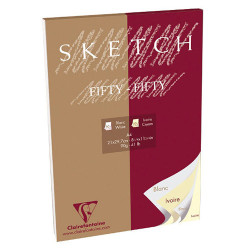 Szkicownik Clairefontaine sketch klejony 50b-50kr 90g 100ark A4 - skle