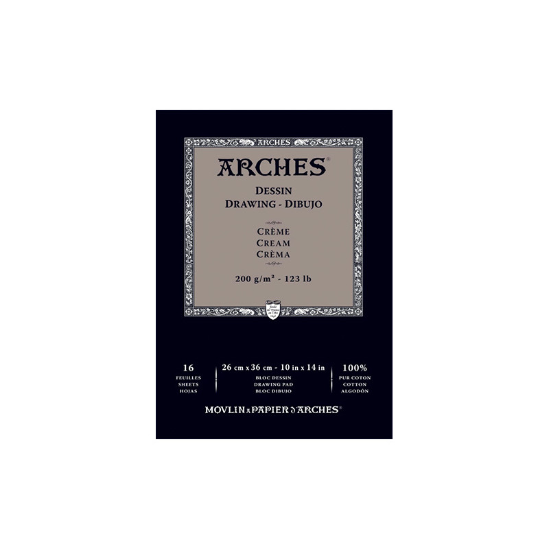 Blok Arches drawing cream 200g 16 arkuszy - sklep plastyczny - szał dl